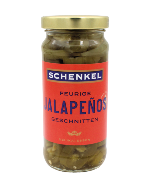 Schenkel Jalapenos, FEURIG, geschnitten